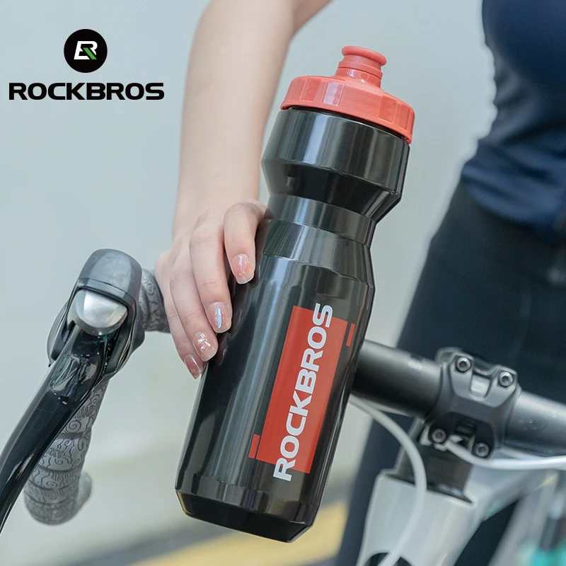 【TH Delivery】ROCKBROS ขวดน้ําพลาสติก กันฝุ่น ความจุขนาดใหญ่ 750 มล. แบบพกพา สําหรับขี่จักรยาน เล่นกีฬา ตั้งแคมป์กลางแจ้ง