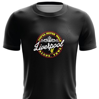 เสื้อยืด ลาย Liverpool FC แบบแห้งเร็ว ไซซ์ XS - 7XL (ทรงกลม YNWA)