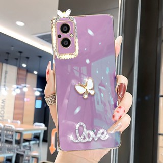 เคส OPPO Reno 8T Reno 7Z 6Z Reno5 Reno6 Reno4 เคสโทรศัพท์มือถือ ลายผีเสื้อจิ๋ว หรูหรา สําหรับ