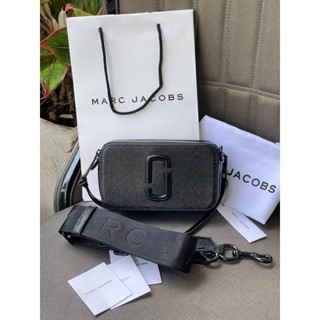 Marc Jacobs Snapshot Bagสีดำอะไหล่ดำ