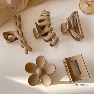 Fancy ใหม่ กิ๊บติดผมอะคริลิค รูปกรงเล็บปลาฉลาม ขนาดใหญ่ สีดํา สไตล์เกาหลี เครื่องประดับ สําหรับผู้หญิง