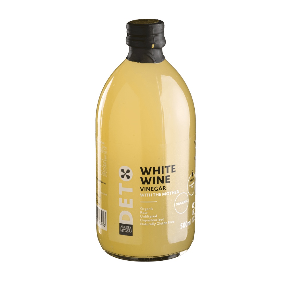 Andrea Organic White wine Vinegar with the mother 500ml / ออร์แกนิค