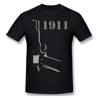 Model 1911 T-Shirt Men Birthday Gifts Funny Tees O Neck Battlefield Military Shooting Game Series Clothes Humor