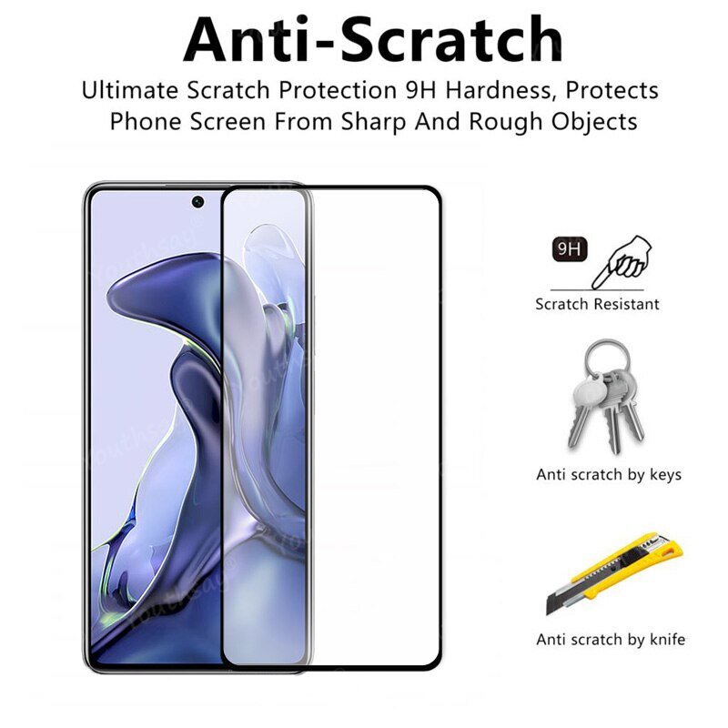 ฟิล์มกระจกนิรภัย สำหรับ Xiaomi Mi 12T 12T Pro 11T Pro 11Tpro Redmi Note11 10Pro 10 10s Redmi10 ฟิล์ม