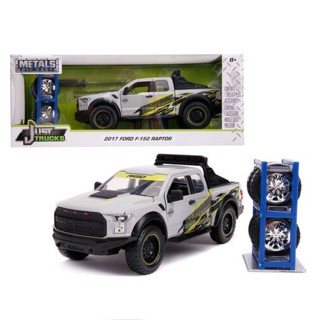 โมเดลรถของเล่น JADA FORD USA - F-150 RAPTOR PICK-UP 2017 อัตราส่วน 1:24 โลหะผสม  สวยจำลองสมจริง