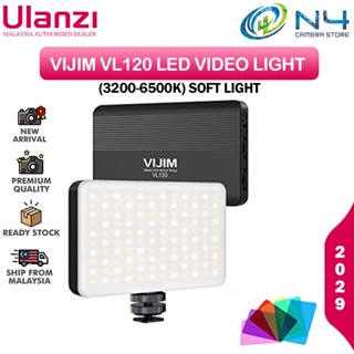 Ulanzi VIJIM VL120 ไฟวิดีโอ LED ซูมได้ 3200K-6500K แบบพกพา ปรับได้ สําหรับประชุม 2029