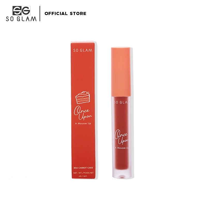 So Glam Once Upon A Mousse Lip 04 Carrot Cake โซ แกลม วันซ์ เอพอน อะ ลิปมูส