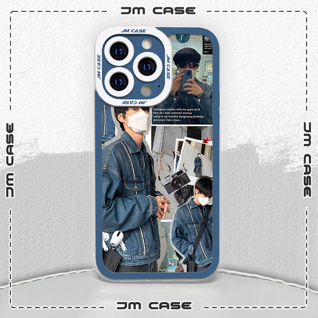 OPPO SAMSUNG XIAOMI JMCase Doyoung NCT 127 Idol Kpop เคส iphone ขอบสี่เหลี่ยม