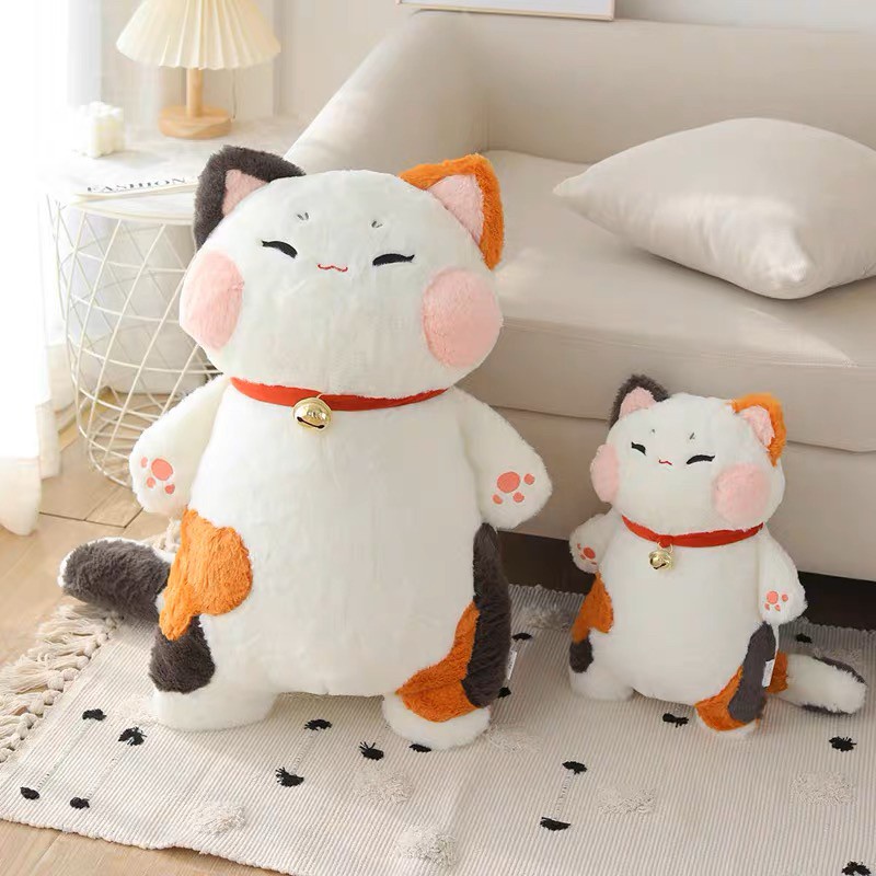 พร้อมส่ง  ตุ๊กตา ตุ๊กตาแมว ตุ๊กตาแมวญี่ปุ่น แมวสามสี แมวส้ม ของขวัญวันเกิด ทาสแมว cat doll 23033 ราคา ถูกที่สุด ดีลบีเคเค แกลเลอรีภาพที่ 2