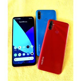 Realme c3 มือสอง📱📱💥 หน้าจอ 6.5 นิ้ว 💥แรม 2/3    รอม 32  💥 แบตเตอรี่ 5000 mAh 💥แถมฟรีชุดชาร์จ