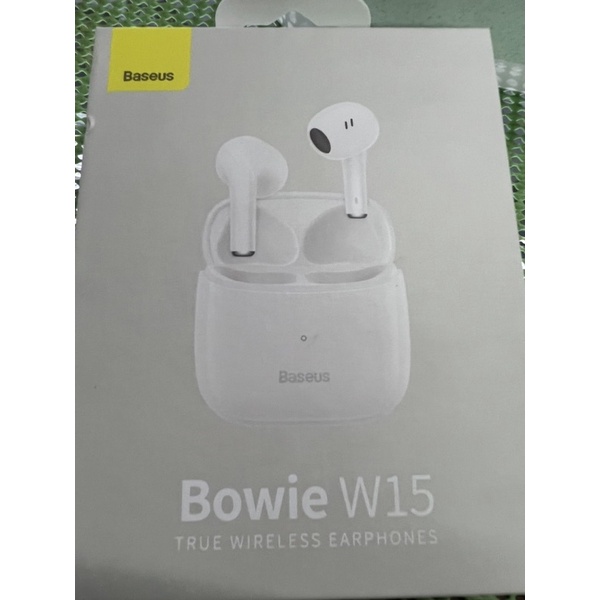 Baseus W15 TWS หูฟังบลูทูธไร้สาย 5.2 IP54 กันน้ำ ใส่สบาย สําหรับ Android phone(พร้อมส่งที่ไทย)