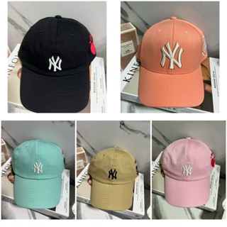 พร้อมส่งMLB Cap หมวก NYเกาหลีสายปรับได้ทุกรุ่น