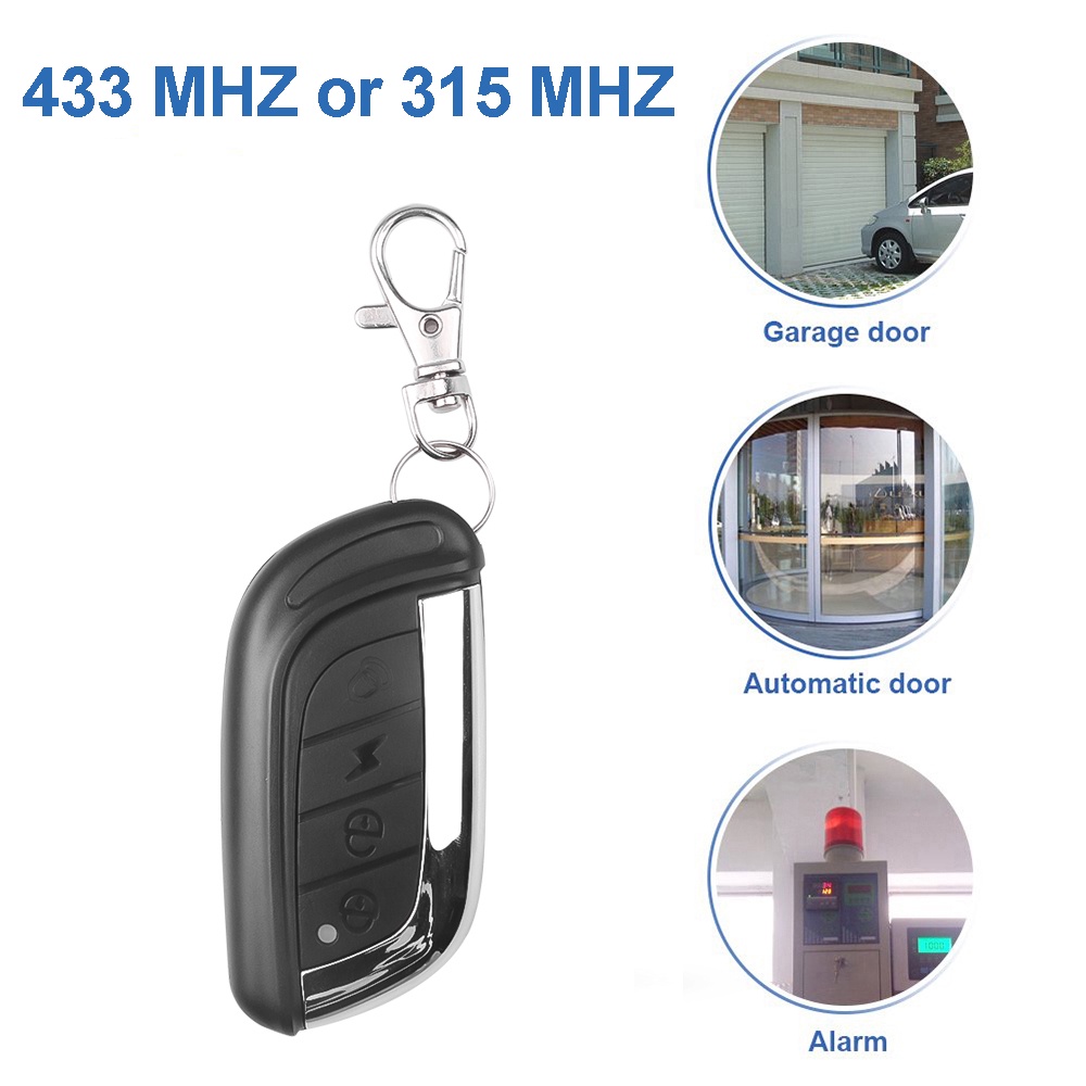 433 MHZ 315MHz Duplicate รีโมตคอนโทรล 4 ปุ่ม สําหรับประตูโรงรถ ประตูไฟฟ้า ประตูโรงรถ