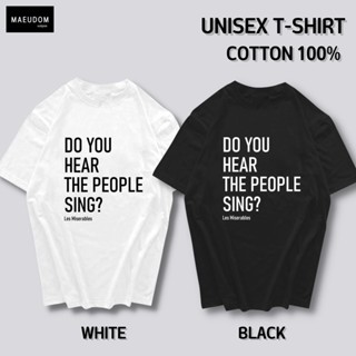 [ปรับแต่งได้]ซื้อ 5 ฟรี 1 กระเป๋าผ้าสุดน่ารัก เสื้อยืด Do you hear the people sing? ใส่ได้ทั้ง ชาย หญิง เนื้อผ้าเกร_12