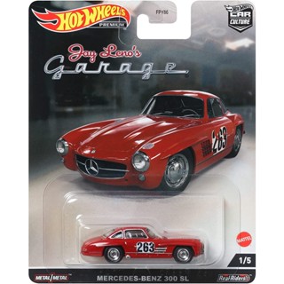 HOTWHEELS PREMIUM รถเหล็ก ของแท้ Car Culture Jay Reno Garage - Mercedes-Benz 300 SL (HWP2022_#HCK07)