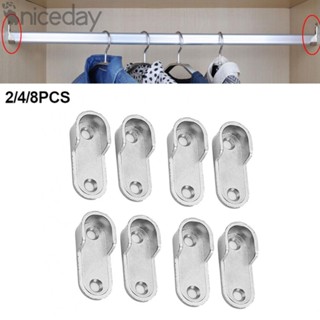 #NICEDAY-Closet Brackets Clothes Tube Support Pole&amp;Bracket Thickening Holder Wardrobe