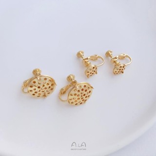 ถาดเก็บเครื่องประดับ ต่างหู ทองแท้ 14K พร้อมสกรู แฮนด์เมด diy