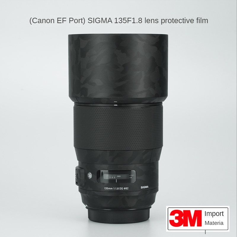 Mebont 3M [Sticker sigma ] Body Camera สติกเกอร์ Skin ไม่ทิ้งคราบกาว ติดง่าย กล้อง sigma 135 F1.8 ART CANON EF  body  protection FILM