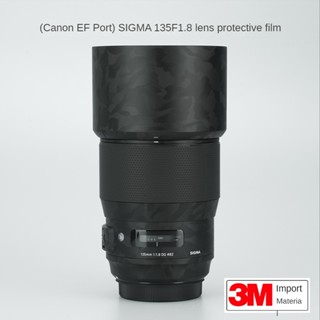 ฟิล์มสติกเกอร์ ผิวด้าน ลายพราง ป้องกันเลนส์กล้อง 3M สําหรับ SIGMA 135 F1.8art Canon EF