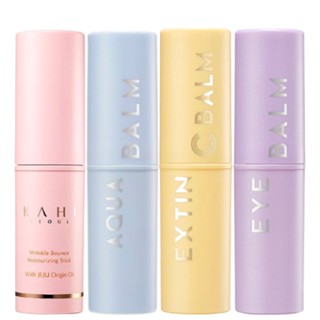 Kahi บาล์มบํารุงรอบดวงตา ลดริ้วรอย 9 กรัม + บาล์ม UV Aqua 9 กรัม + บาล์ม Extin C 9 กรัม + อายบาล์ม 9 กรัม