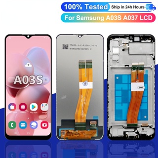 อะไหล่หน้าจอสัมผัส LCD 6.5 นิ้ว แบบเปลี่ยน สําหรับ Samsung Galaxy A03S A037F A037M A037FD A03S