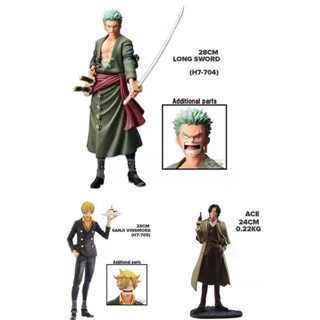 ฟิกเกอร์ One Piece Sanji Ace Zoro♣