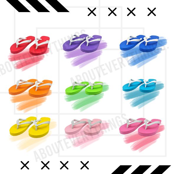 A5 รองเท้าแตะหูหนีบ ทำจากยางพารา รุ่น amazon พื้นสีหูขาว พื้นนิ่ม ใส่สบาย ไม่ดีดน้ำ มีให้เลือก 9 สี