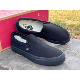 🛒vans slip on ดำล้วน(A+)พร้อมกล่อง🛍sz.36-45