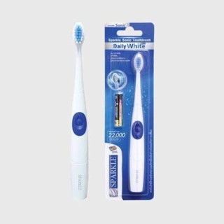 💦🍧V7HAE3AF ลดทันที 45.- เมื่อช้อปครบ 300.-💦 SPARKLE แปรงสีฟันไฟฟ้า รุ่น ELECTRICAL SONIC TOOTHBRUSHDAILY WHI