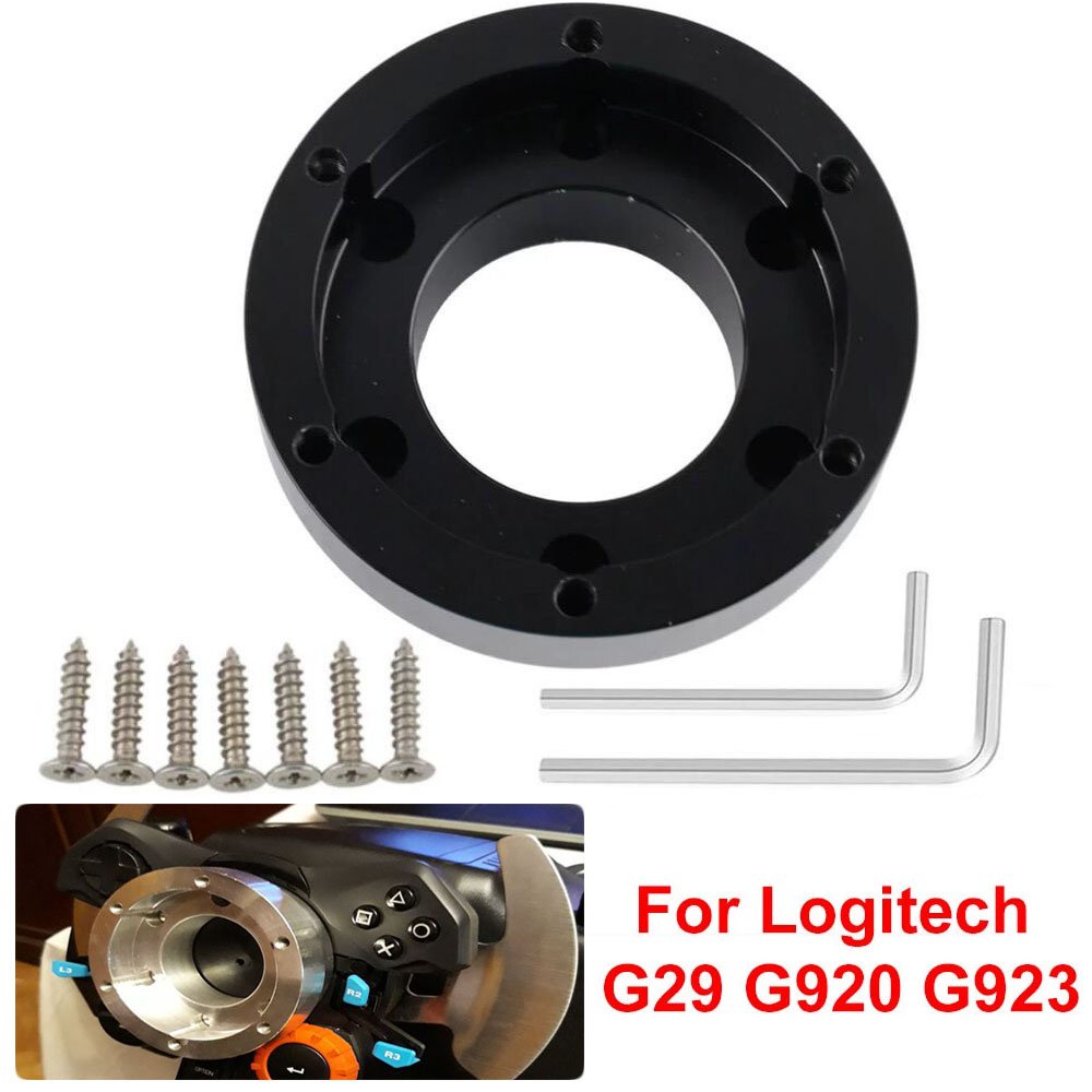 lymoto Steering Wheel Adapter Plate 70mm PCD For Logitech G29 G920 G923 13/14inch Racing Car