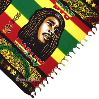 Bob Marley ผ้าผืนใหญ่ ผ้าคลุมตัว ผ้าคลุมไหล่ ผ้าคลุมชุดว่ายน้ำ ผ้าชายหาด ผ้าปูชายหาด ผ้าโสร่ง sa307