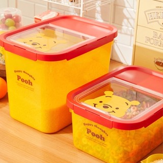 ( พร้อมส่ง ) Pooh x LocknLock Rice &amp; Grain Container ถังใส่ข้าวสาร/อาหารแห้ง