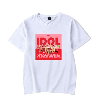 [COD] เสื้อยืดแขนสั้นลําลอง ผ้าฝ้าย 100% พิมพ์ลาย Bts Idol พลัสไซซ์ ของขวัญวันเกิด สําหรับผู้ชาย XS-6XLS