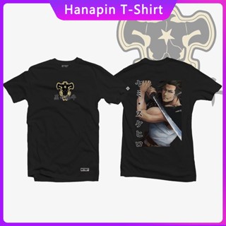 เสื้อยืดAnime Shirt - Black Clover - Yami Oversized T shirt Original Tshirt For Men And Women Shirt Tops