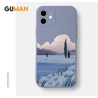 Guman เคสไอโฟน เคสซิลิโคนนุ่มกันกระแทกน่ารักตลก เคสโทรศัพท์ Compatible for iPhone 14 13 12 11 Pro Max SE 2020 X XR XS 8 7 6 6S Plus พลัส  XYB1210