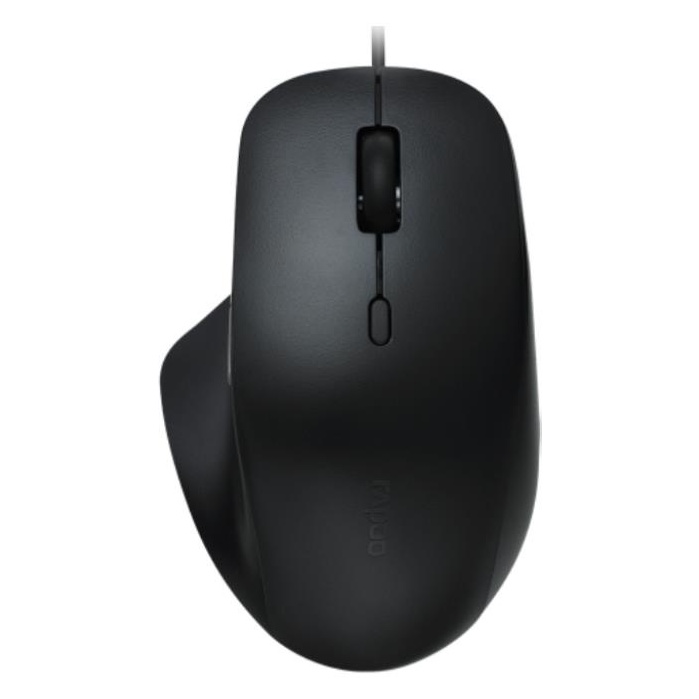 Rapoo N500 Wired Mouse Black_Model : N500-BK