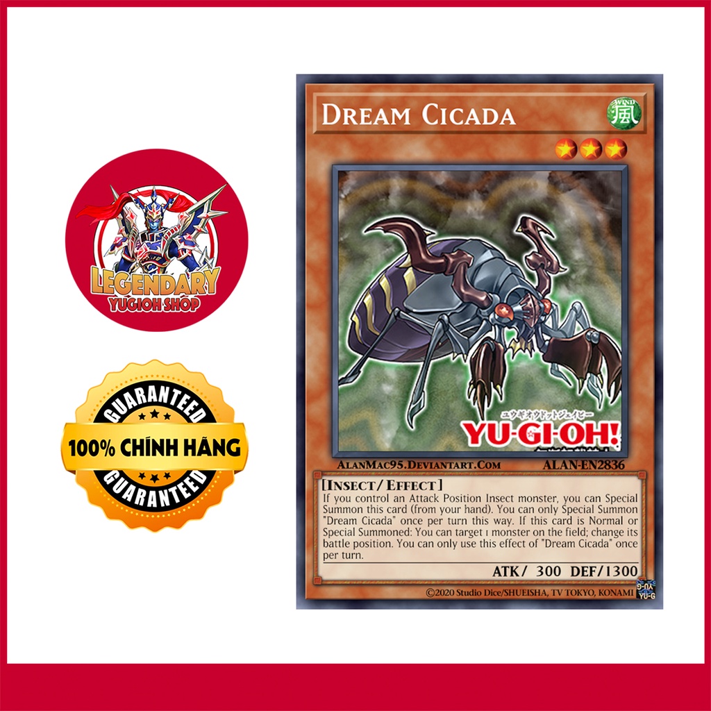 [การ์ด Yugioh ดั้งเดิม] Dream Cicada