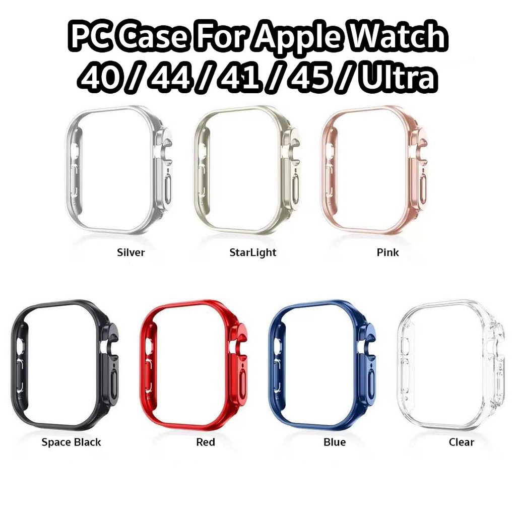 PC Case เคสแข็ง สำหรับ Apple Watch Ultra / 45mm / 41mm / 44mm / 40mm