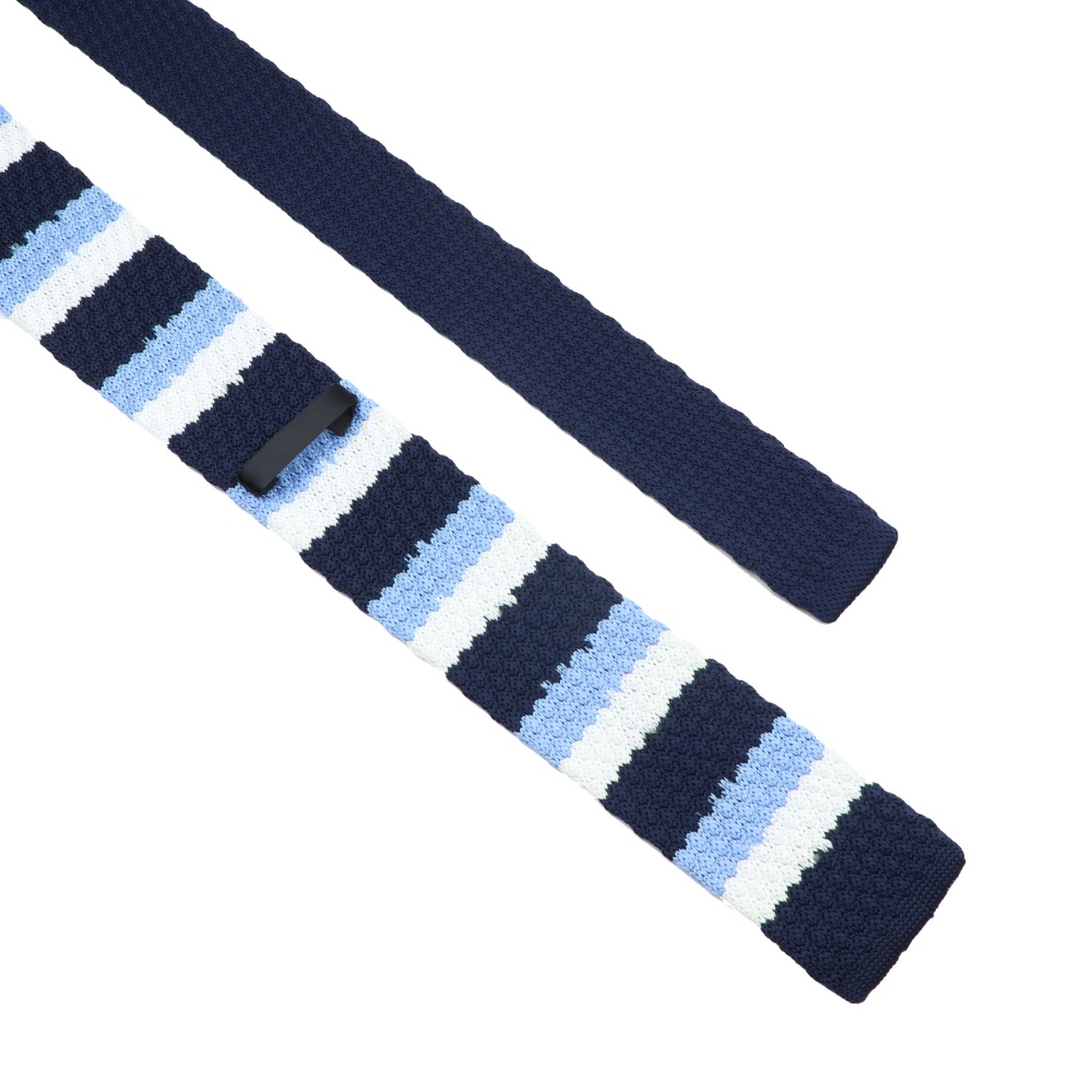 Zonfaz Leisure ถักคอ Tie แฟชั ่ น Skinny Striped Ties สําหรับผู ้ ชายแคบทอถัก Cravat Designer เนคไท - รูปที่ 4