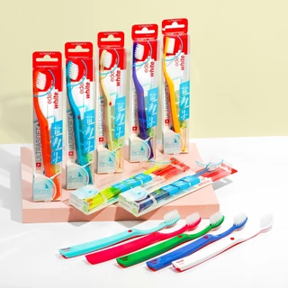 [เหงือกบอบบาง-เหงือกร่น] EDELWHITE UltraSoft Flosserbrush แปรงสีฟัน ขนนุ่มพิเศษ ถนอมเหงือก