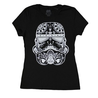 เสื้อยืด พิมพ์ลายกราฟฟิค Ornate Tormtrooper BOplkk29PNdbkj32 สีดํา สไตล์คลาสสิก สําหรับผู้ชาย วันวาเลนไทน์