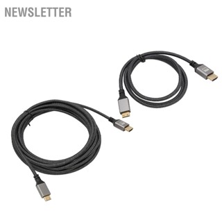 Newsletter สายเคเบิลมัลติมีเดีย Hd 4K 60Hz ตัวผู้ เป็นตัวผู้ สําหรับคอมพิวเตอร์ ทีวี มอนิเตอร์