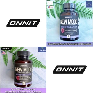 อาหารเสริม New Mood Formulated to Help Mood &amp; Relaxation 30 or 60 Capsules - ONNIT ลดความเครียด ช่วยให้ผ่อนคลาย