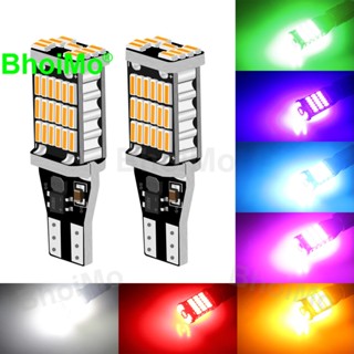 แหล่งขายและราคาBhoimo T15 ไฟเลี้ยว ไฟตัดหมอก Led 45SMD สว่างมาก W16W 4014 920 921 912 สําหรับรถจักรยานยนต์ DC12Vอาจถูกใจคุณ