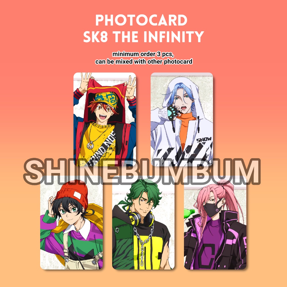 SK8 The Infinity Anime Photocard (2 ด้าน)