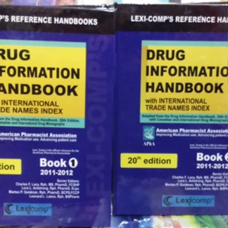 Bestseller 20TH EDITION DRUG INFORMATION HANDBOOK Pack - หนังสือ DIH ฉบับที่ 20