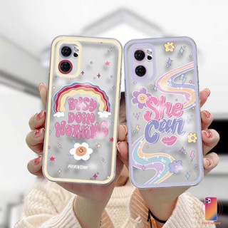 เคสโทรศัพท์มือถือ TPU นิ่ม ปิดด้านหลัง OPPO A5S A57 A3S A76 A96 A16 A95 A55 A15 A54 A7 A5 A9 A31 A53 A33 2020 A77S A12 A1K A16E A16K A54S Reno 7 5 4 6 8 5F 5K 4F 4 5 06 Lite A74 A11 A93 A32 A72 A94 A53S F19 F17 21 PRO ลวดลายการ์ตูนสายรุ้งสีรุ้ง เคส