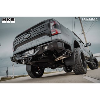 ท่อ HKS ท่อแต่ง Ranger 2022 2023 2024 next gen HKS legamax carbon ตรงรุ่น XLT sport Wildtrack ตรงรุ่น ท่อคู่ ออกข้าง