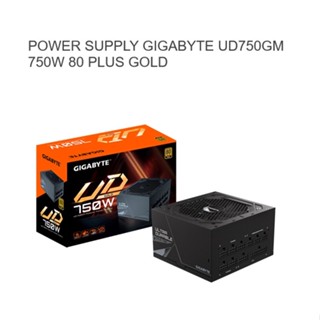 POWER SUPPLY GIGABYTE UD750GM 750W 80 PLUS GOLD (รับประกัน5ปี)