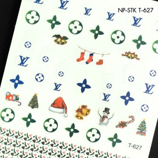 Nail Sticker สติ๊กเกอร์ติดเล็บ Brandname T-627